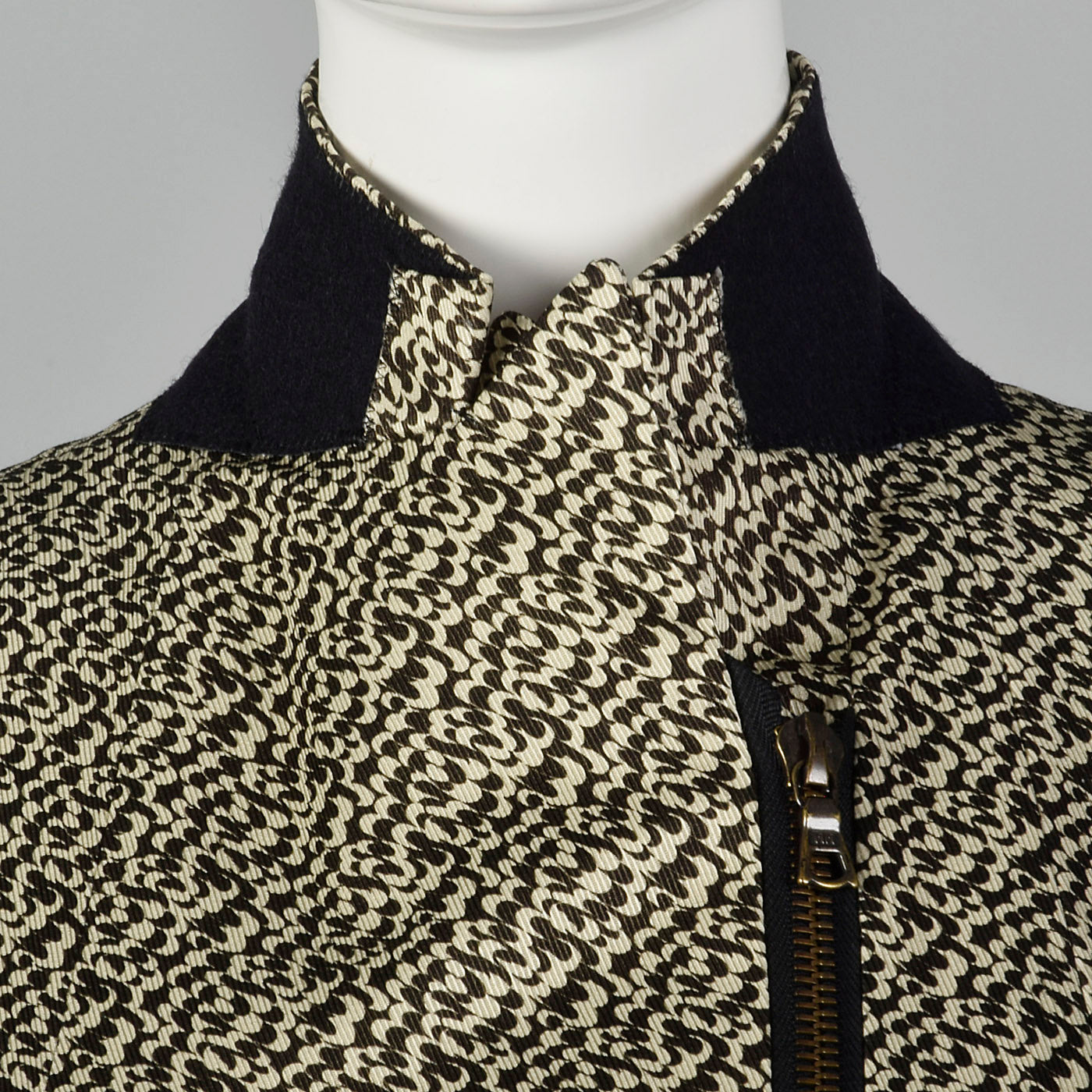 2000s Dries Van Noten Black and White Jacket