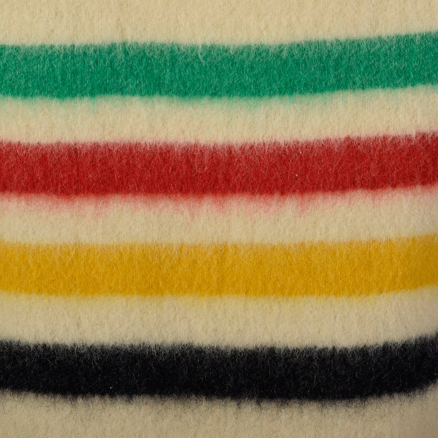Medium 1950s Hudson Bay Striped Wool Blanket Coat Cozy Autumn Outerwear