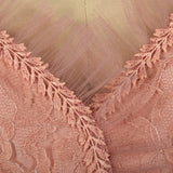 Medium 1940s Pink Lace Party Dress