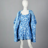 1960s Abercrombie & Fitch Deadstock Swim Romper & Cover-Up