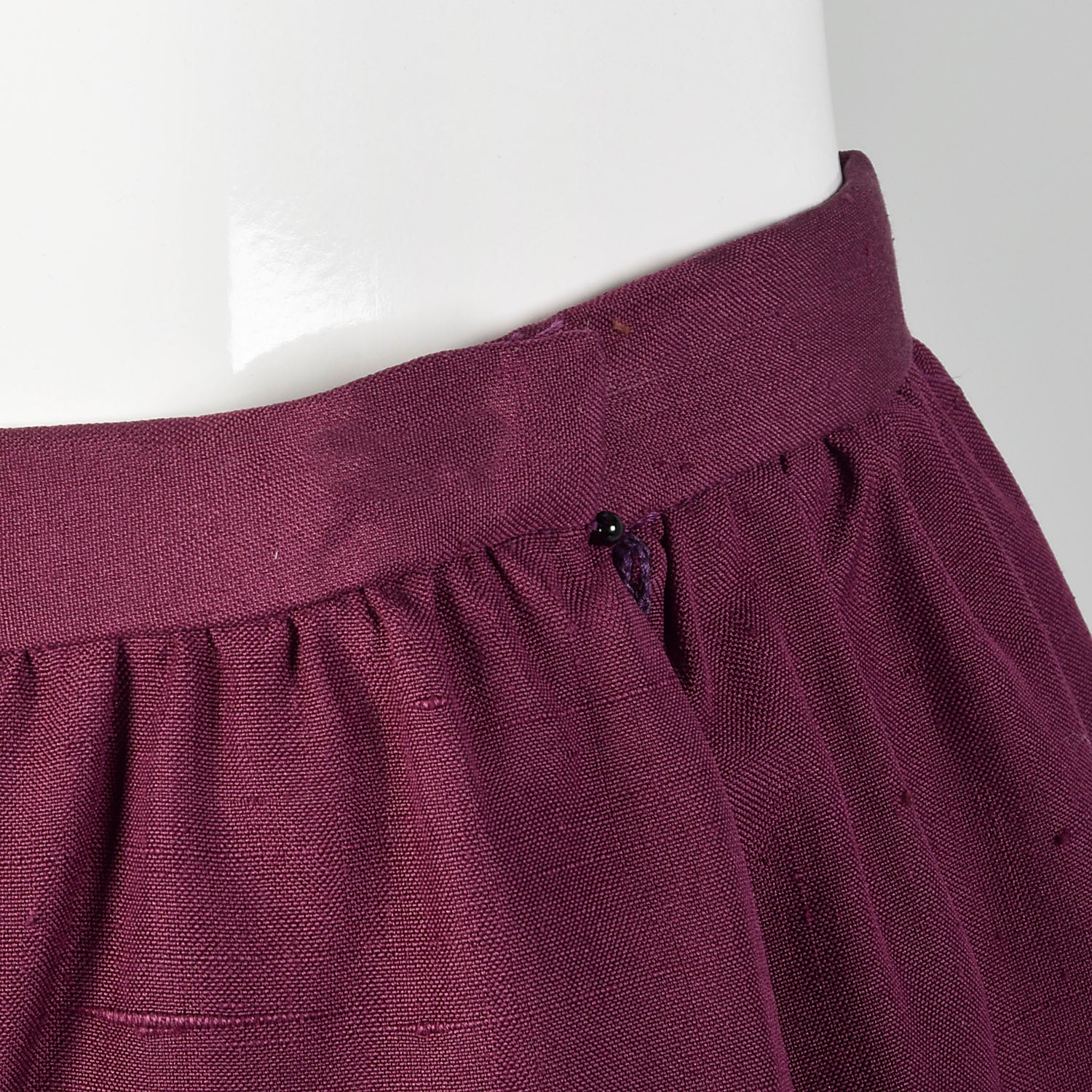 Small 1970s Donald Brooks Purple Skirt