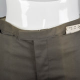 1960s Gray Sanforized Cotton Pants