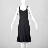 2010s Giorgio Armani Black Knit Dress