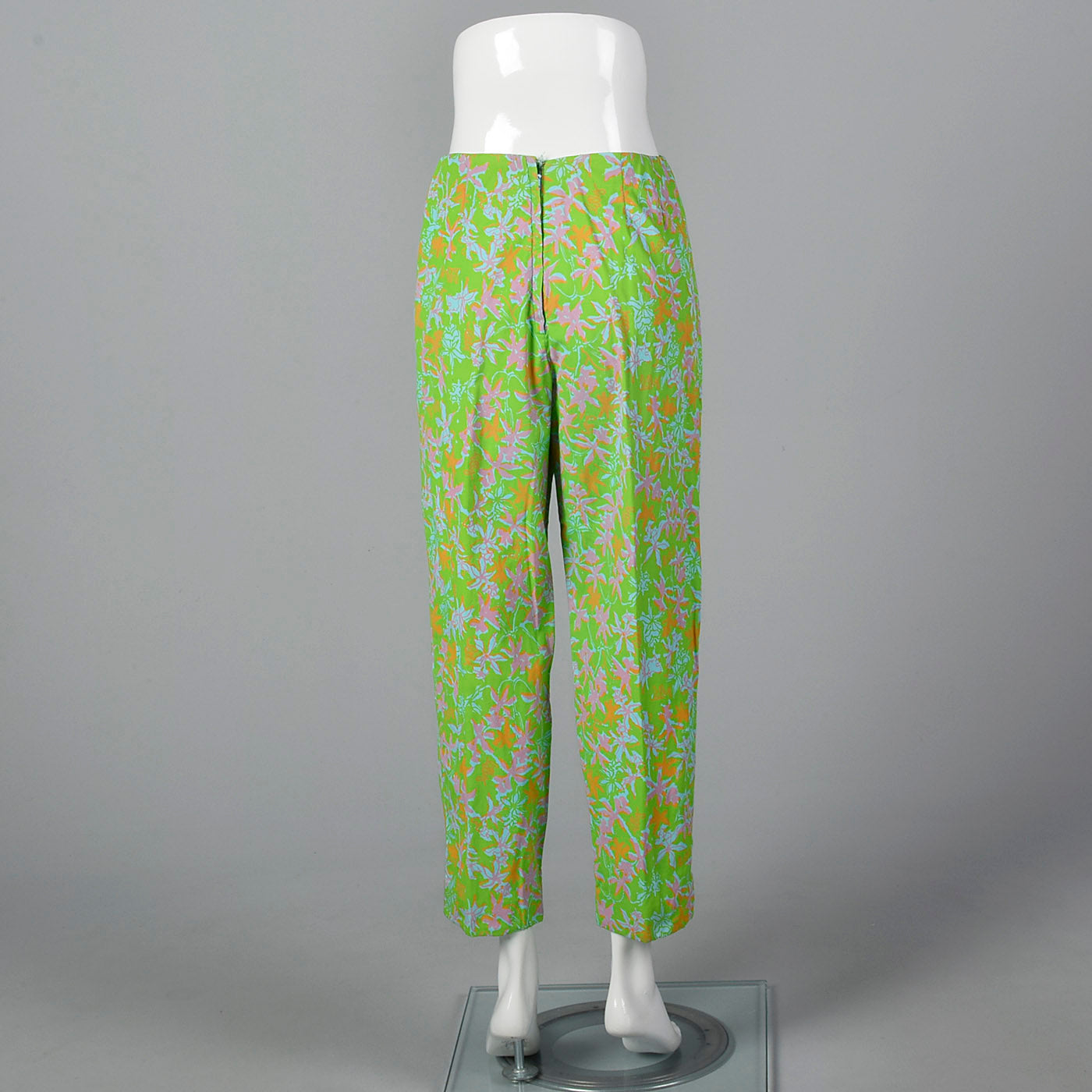 1960s Lilly Pulitzer Signature Print Cigarette Pants