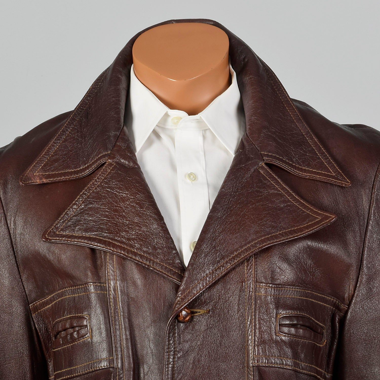 1970s Oxblood Leather Jacket