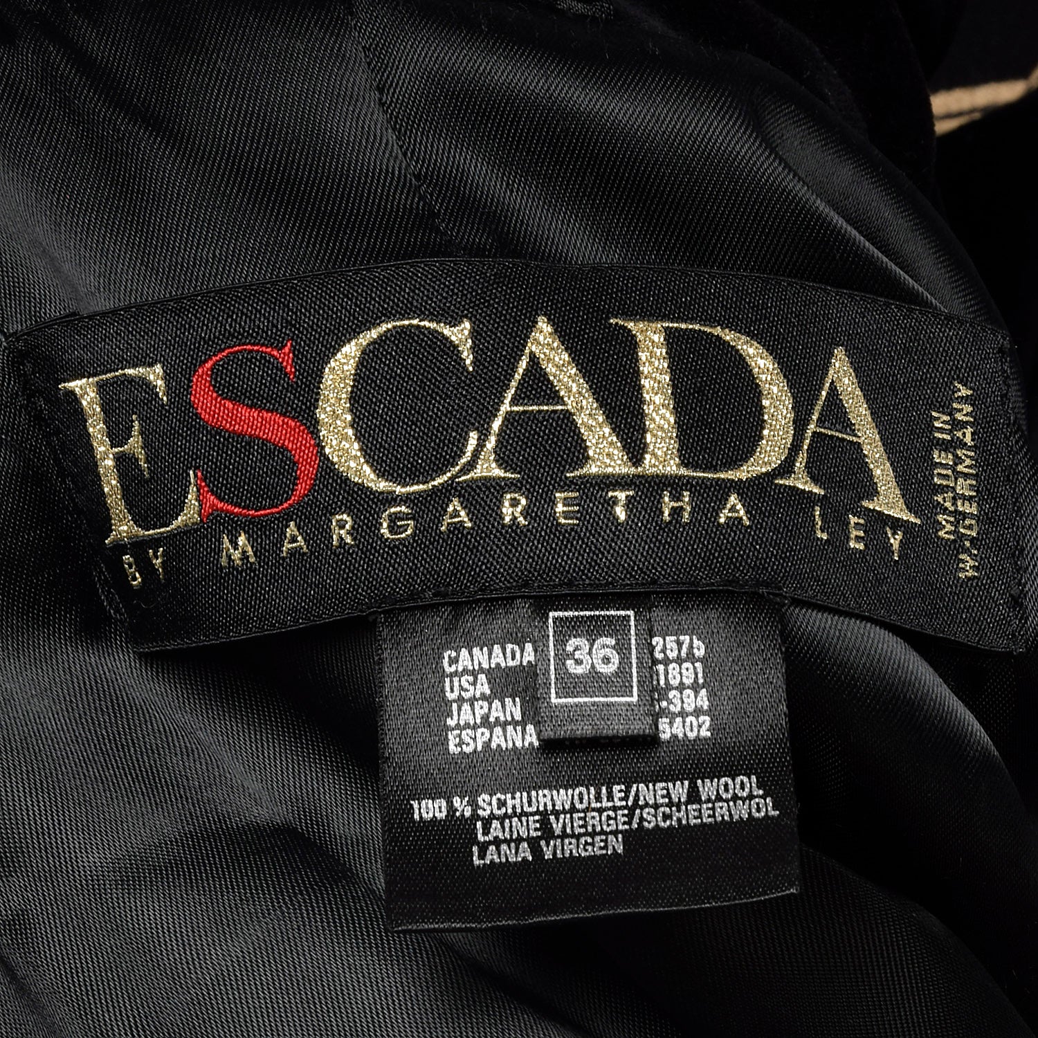 XS Escada 1980s Evening Jacket