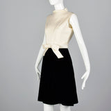 1960s Black Velvet Dress and Jacket Set