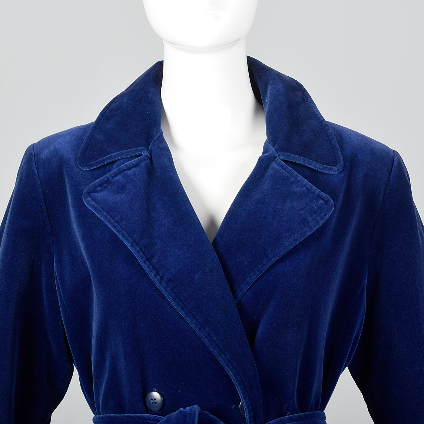 1970s Blue Velvet Coat