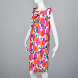 1960s Novelty Print Fruit Dress