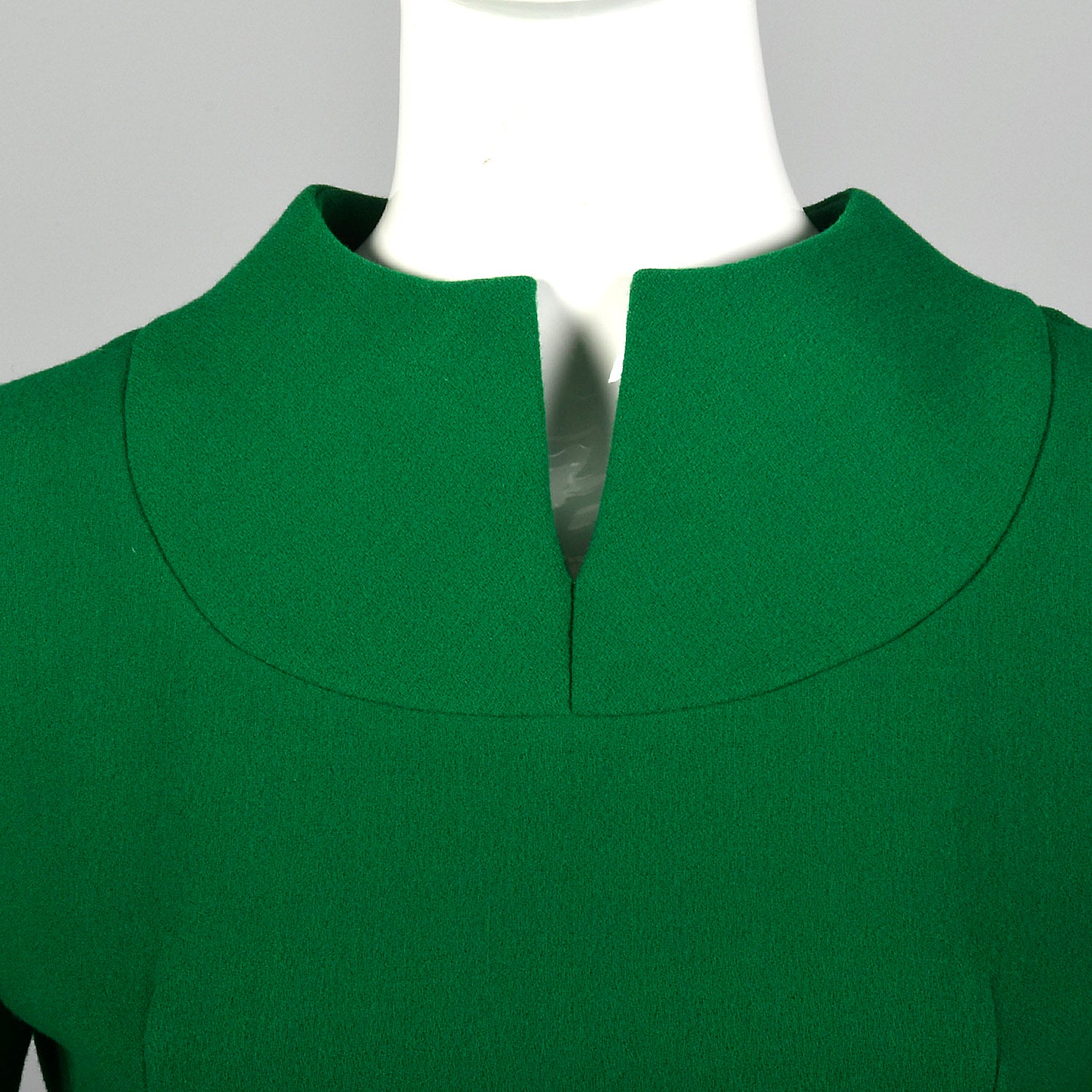 Small Adele Simpson 1960s Kelly Green Dress