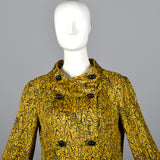 1960s Psychedelic Print Coat Dress