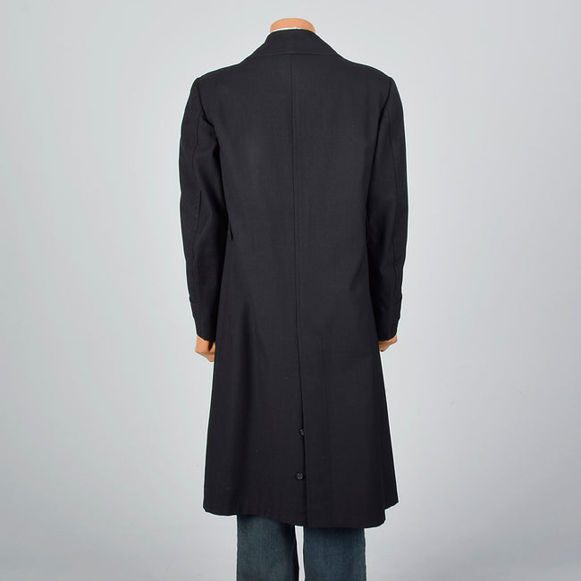 1940s United States Navy Wool Trench Coat