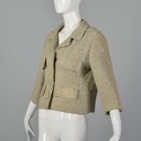 Large Balenciaga Numbered Couture Tan Jacket