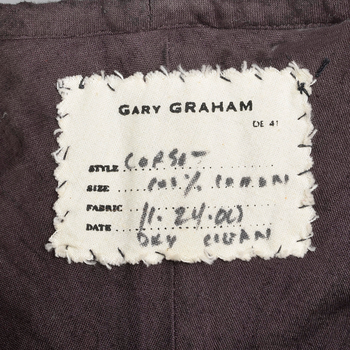 2000s Gary Graham Brown Corset Top