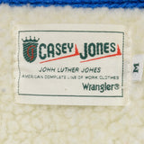 1990s Blue Knit Novelty Race Car Coat