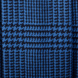 Medium Valentino Boutique 1980s Blue Houndstooth Plaid Skirt Suit