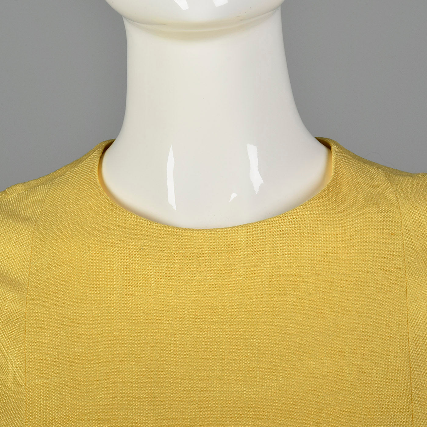 1960s Mod Shift Dress in Yellow