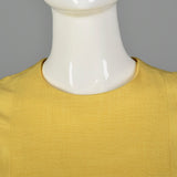 1960s Mod Shift Dress in Yellow