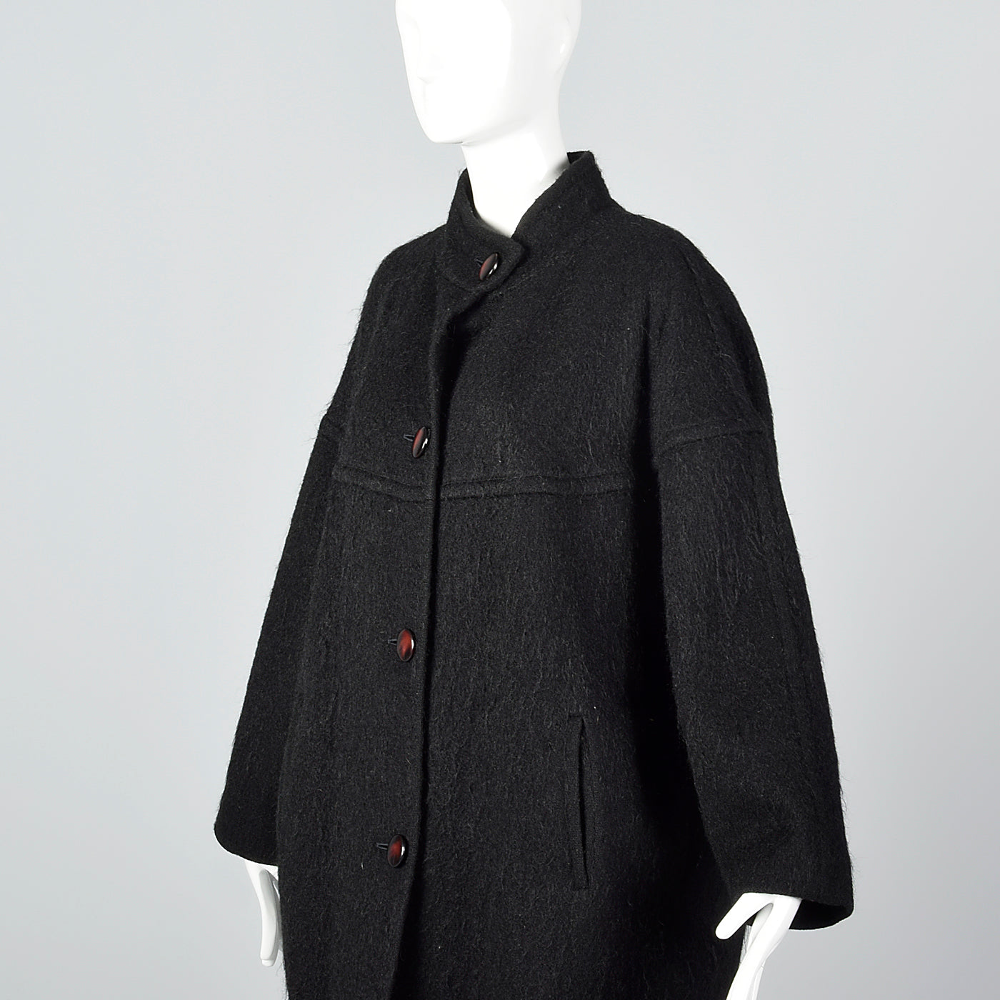 XL Guy Laroche Boutique 1980s Mohair Coat