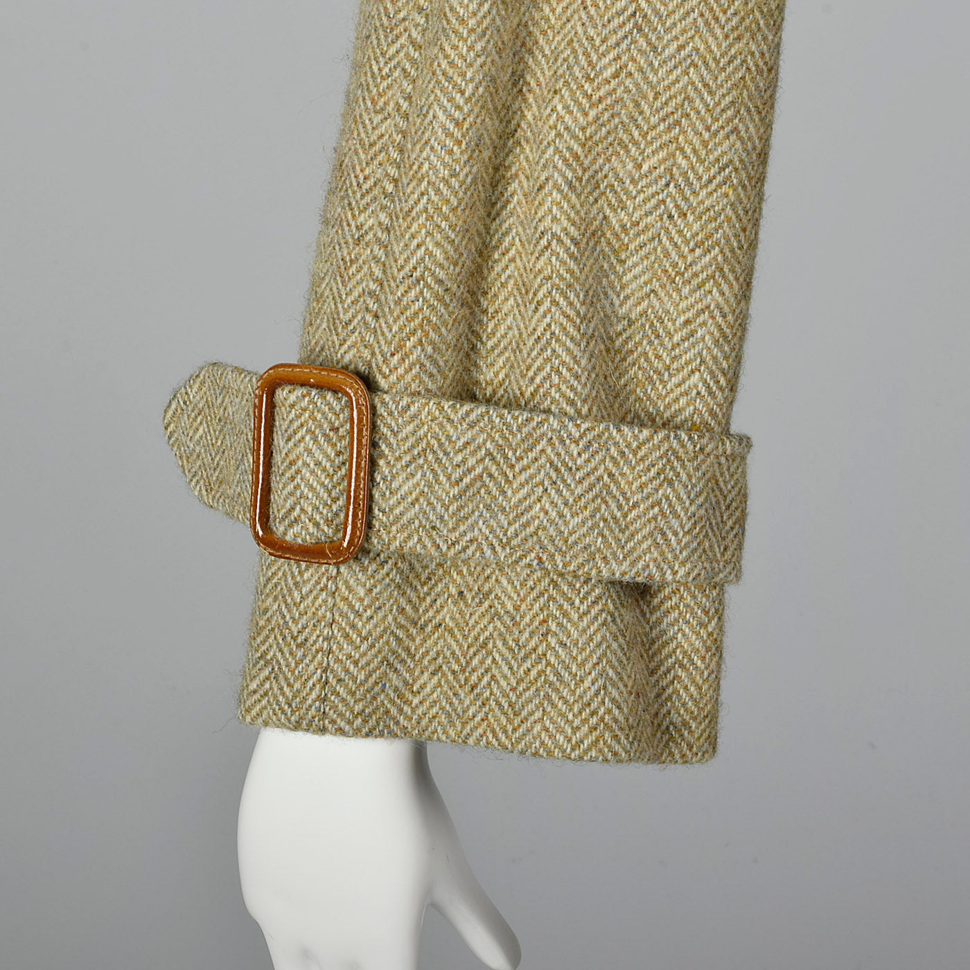 1970s Anne Klein Tweed Safari Style Suit