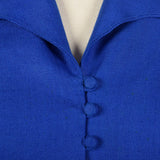 1950s Royal Blue Dress Jacket