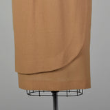 XL 1960s Tan Day Dress
