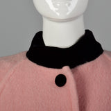 Small 1980s Pink Wool Jacket