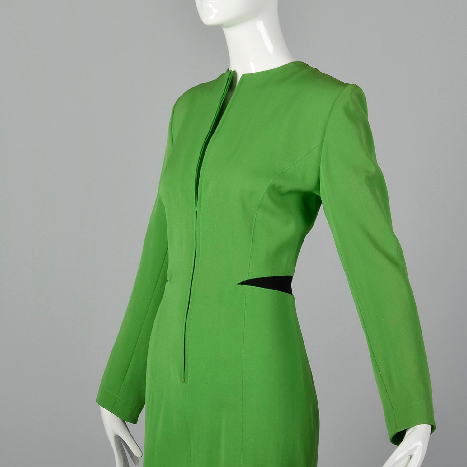 Small Claude Montana 1980s Wool Dress