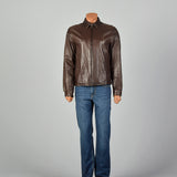 Medium Polo Ralph Lauren Brown Leather Jacket
