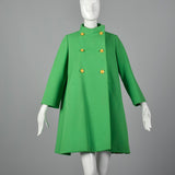 1960s Green Swing Coat
