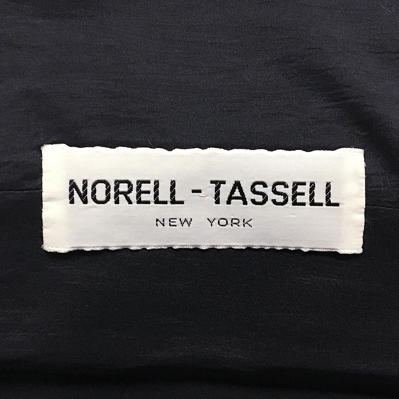 1970s Norman Norell Long Sleeve Little Black Dress in Winter Weight Wool, Gustave Tassell
