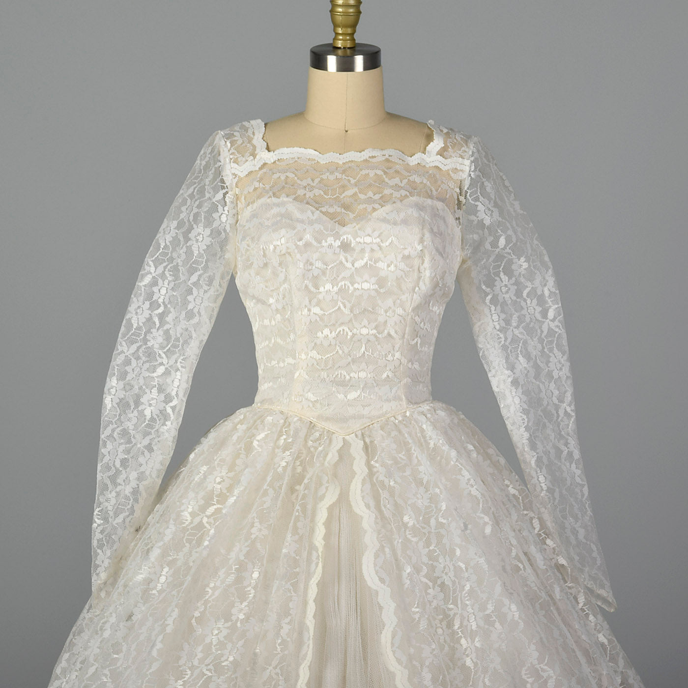 1950s White Lace Wedding Dress Style & Salvage 1950s White Lace Wedding Dress Style & Salvage