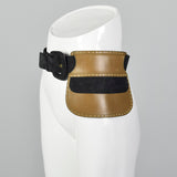 Escada Leather Belt with Slide Purse
