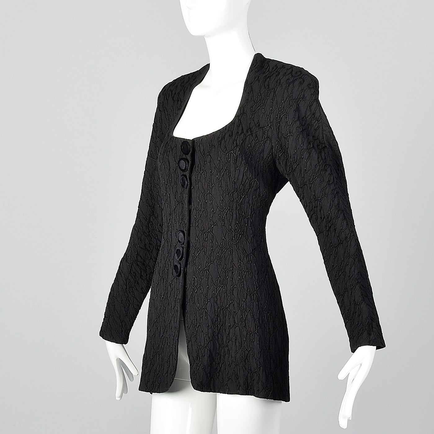 1980s Hollys Harp Black Jacket