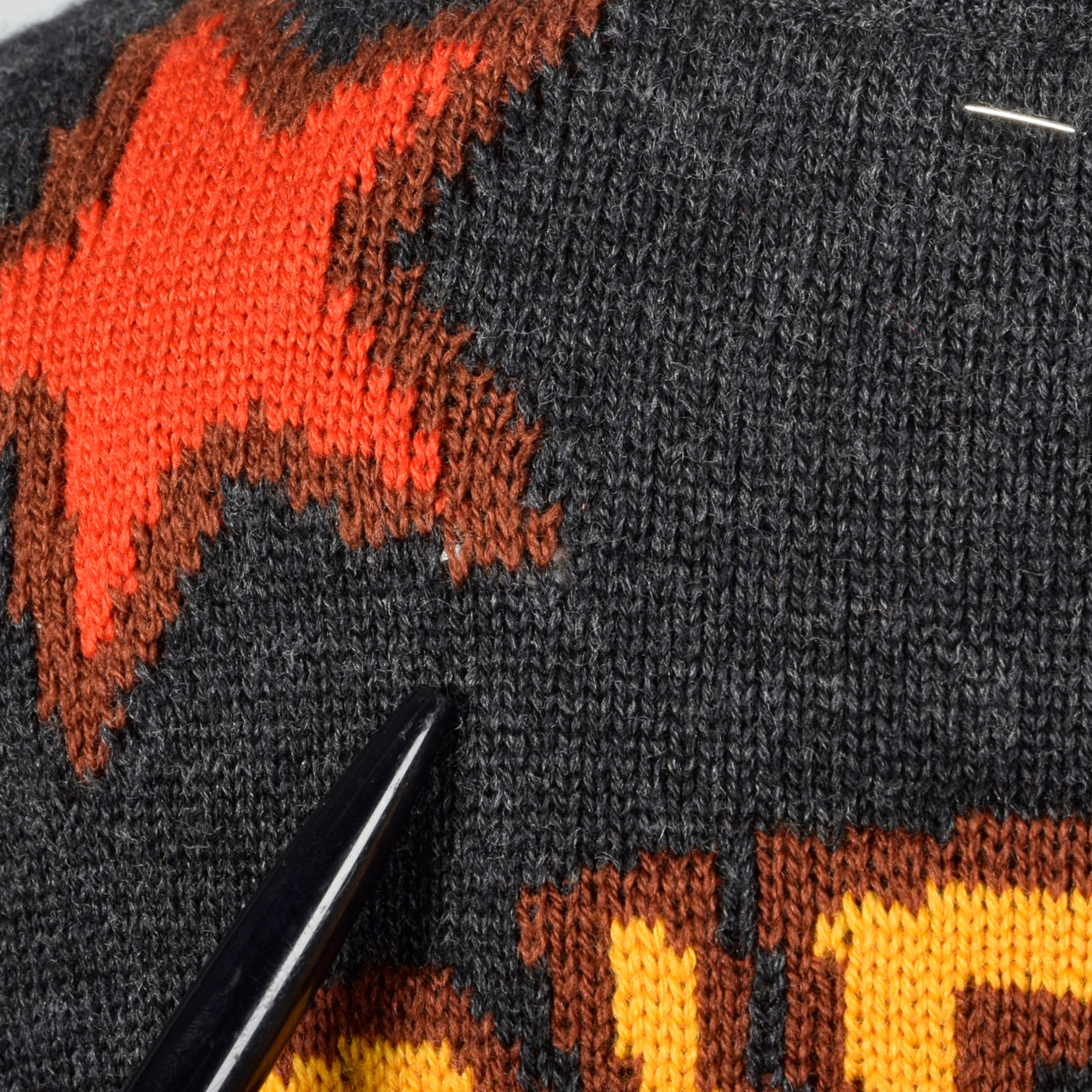 1980s Escada Novelty Dog and Cat Friends Sweater