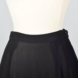 1940s Sheer Black Skirt Suit