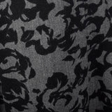 1980s Escada Gray and Black Wool Skirt