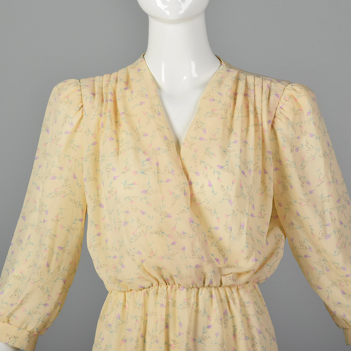1970s Diane Von Furstenberg Floral Dress