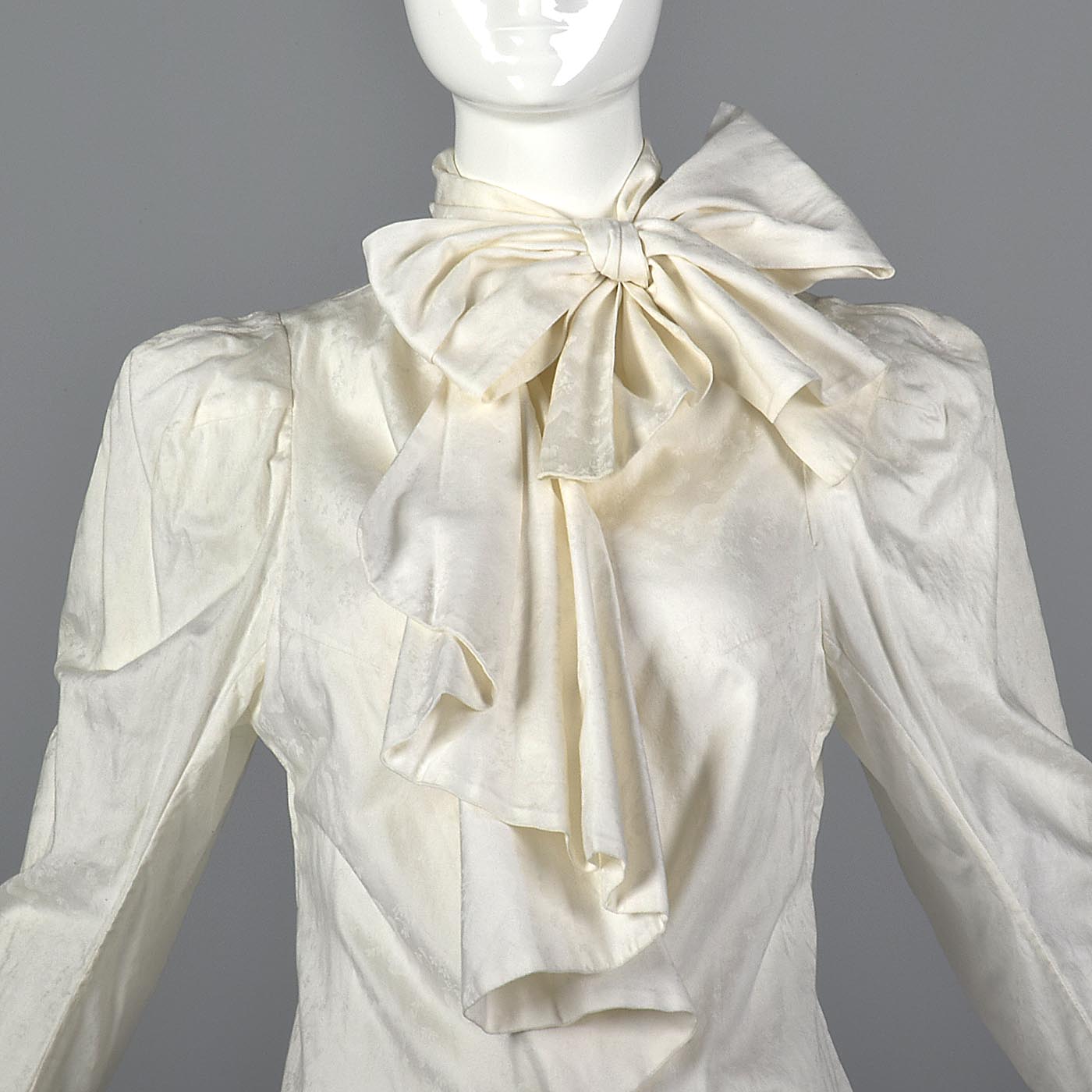 Vivienne Westwood Asymmetric White Ruffle Shirt