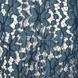 1940s Sheer Blue Lace Dress