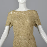 1960s Sheer Summer Ribbon Dress