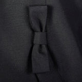 1950s Suzy Perette Avant Garde Black Wool Sack Dress