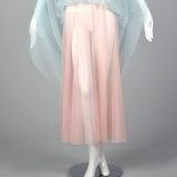1950s Blue Nightgown and Peignoir Set