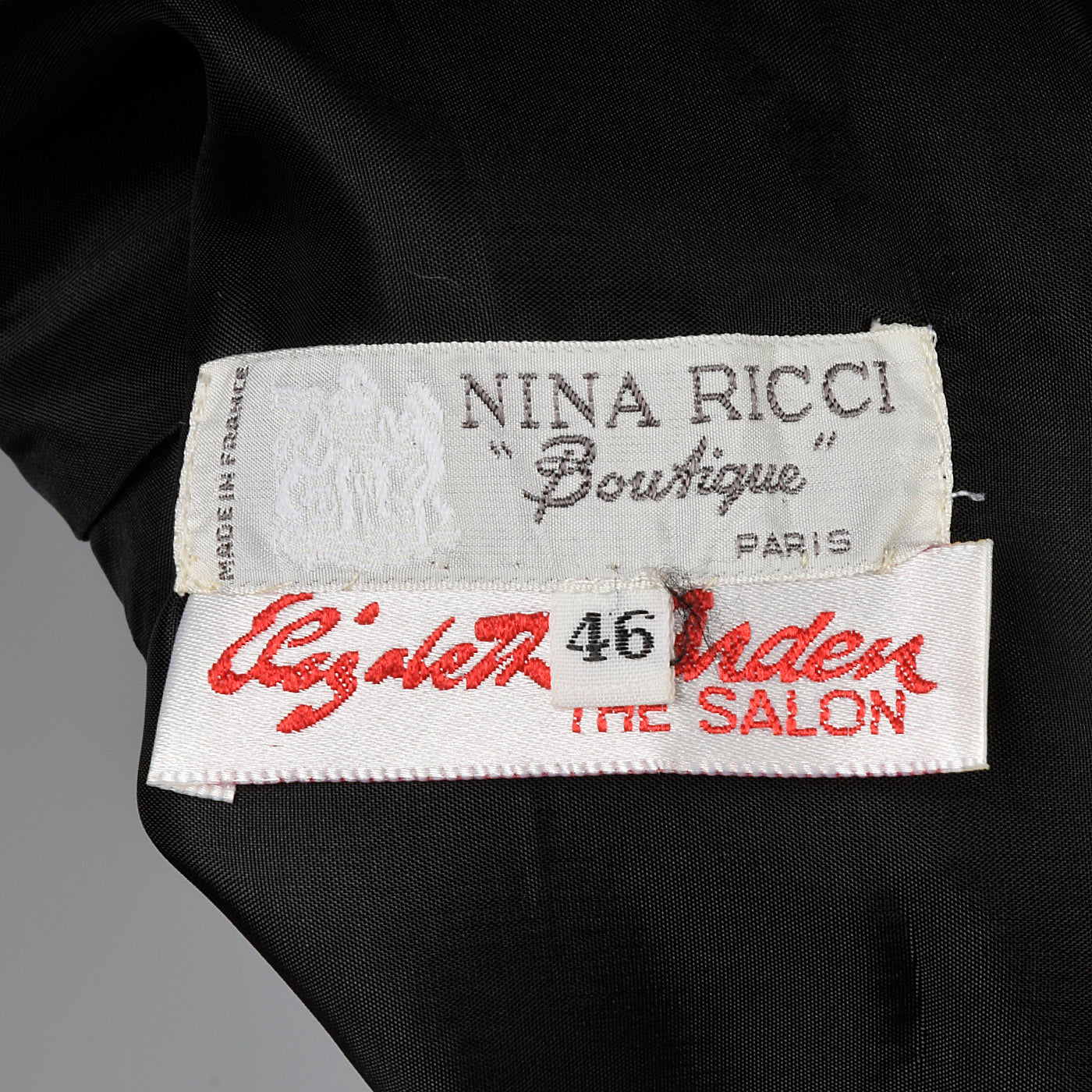 1970s Nina Ricci Wool Skirt Suit in Houndstooth Check