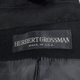 1960s Black Military Inspired Skirt Suit