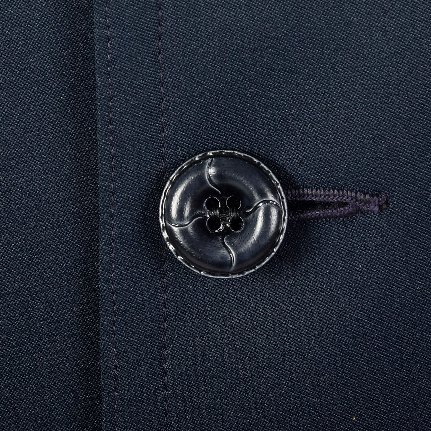 1970s Navy Overcoat with Removable Liner