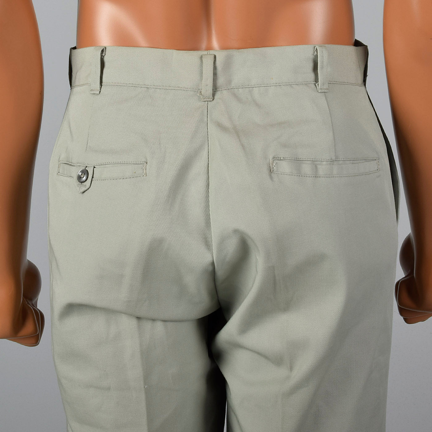 1950s Gray Twill Pants