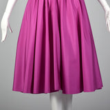 Small 1980s Fuchsia Dress with Sequined Bodice
