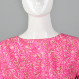 1960s Hot Pink Dress Set