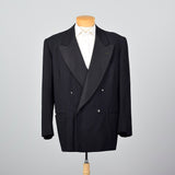 1940s Mens Black Tuxedo Jacket